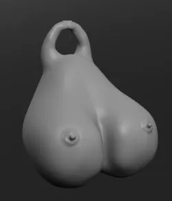 boobs keychain