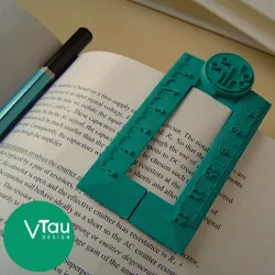 Bookmark Ruler Print in Place with Circuit Icon | Easy to Print | Back to School | Vtau Design