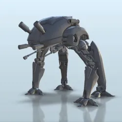 Bot 4000 robot - BattleTech MechWarrior Warhammer Scifi Science fiction SF 40k Warhordes Grimdark Confrontation