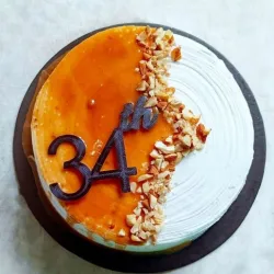 cake topper - 34 th