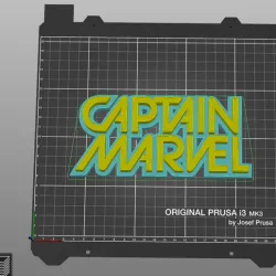 Captain Marvel comic logo