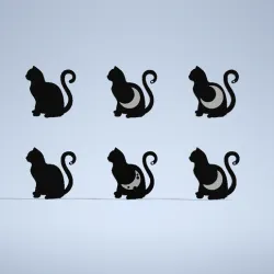 CAT KEY RINGS