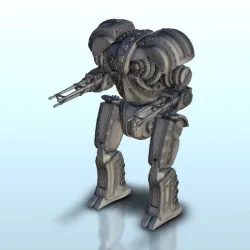 Cheburator robot - BattleTech MechWarrior Warhammer Scifi Science fiction SF 40k Warhordes Grimdark Confrontation