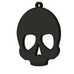 CHRISTMAS BALL HOOK SKULL ORNAMENT