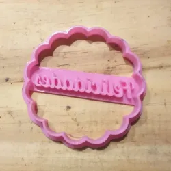 Congratulations cookie cutter / stamp