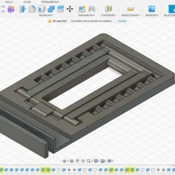 Customizable cell phone holder with name - STL for 3D printing