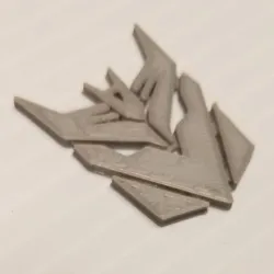 Decepticon Justice Division (DJD) Symbol Large Pin
