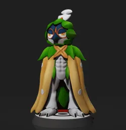 Decidueye  - Fan art - POKÉMON FIGURINE - POKÉMON UNITE