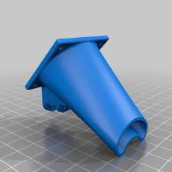 E3D (V6) fan duct for filament