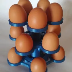 Eggs circular stand x15