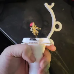 Ergonomic Painting Grip / Handle for square, round and hex bases 25mm>70mm