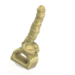 especcial dildo dick dong sex toy handle jerking with scrotum and testicles d-06 3d print cnc