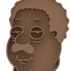 Family guy Cleveland Brown cookie cutter