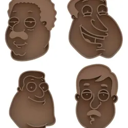 Family Guy cookie cutters pack