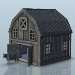 Farm with cow - Warhammer Age of Sigmar Bolt Action Flames of War