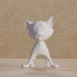 File : Cat Toon figures in digital format