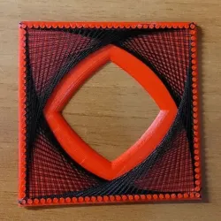 fils tendus - string - 3D printed base