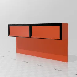 GARAGE WORKSHOP WALL, ( wall with shelves ) 1/10 SCALE