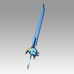 Genshin Impact Diluc Razor Noelle Beidou Whiteblind Claymores