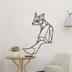 Geometric Fox Decor