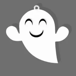 GHOST KEYCHAIN