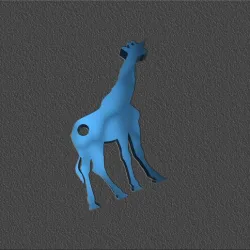 Giraffe Keychain