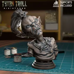 Goblin Top Knot - [Pre-Supported]