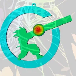 GOKU CHRISTMAS ORNAMENT