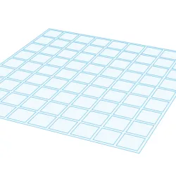 Grid boolean cutting model for CLOVER laser interlock system.