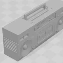 Guetto blaster / boom box radio k7 1/10