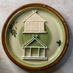 Horse stable cookie cutter model