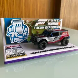 Hotwheels Ford Bronco R Forza Horizon 5 Theme Display Base