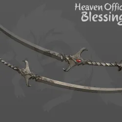 Huan Cheng sword Heaven Official's Blessing 3D model for cosplay