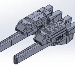 Imperial Carrier (788 UC era) (1:3000&1:8000) in the LoGH