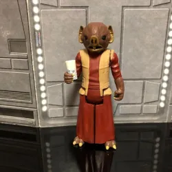 KABE VINTAGE CUSTOM STAR WARS ACTION FIGURE, KENNER 3.75", 6" CREATURE CANTINA ALIEN PATRON, 5 POA, 1/18, 1/6