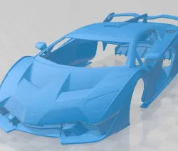 Lamborghini SC18 2019 Printable Body Car