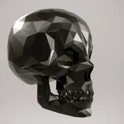 Low Poly Skull