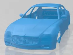 Maserati Quattroporte 2004 Printable Body Car