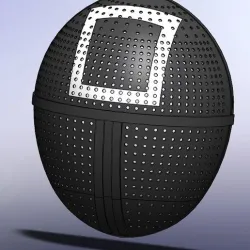 Mask welded squid game (square)