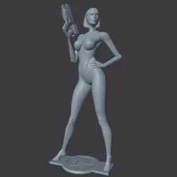 Mass Effect Edi Statue