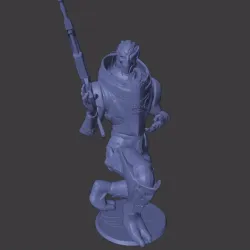 Mass Effect Garrus Vakarian Statue
