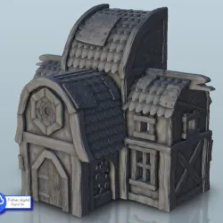 Medieval alchimist laboratory - Medieval Gothic Feudal Old Archaic Saga 28mm 15mm RPG