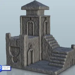 Medieval border post 9 - Medieval Gothic Feudal Old Archaic Saga 28mm 15mm RPG