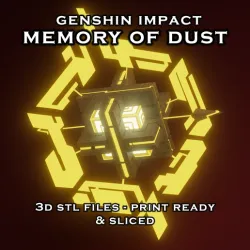 Memory of Dust Genshin Impact -- Print Ready