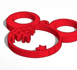 mickey mouse christmas ball