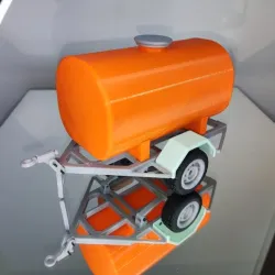 Mini Micro Crawler Axial SCX24 tank trailer