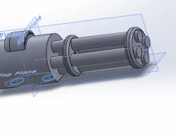 minigun turret for fish tank