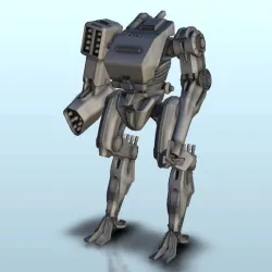 Missile launchers robot - BattleTech MechWarrior Warhammer Scifi Science fiction SF 40k Warhordes Grimdark Confrontation