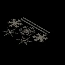 Mobile, Christmas, Snowflakes