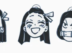 Nezuko Kamado keychain kit / Kit de llaveros de Nezuko Kamado